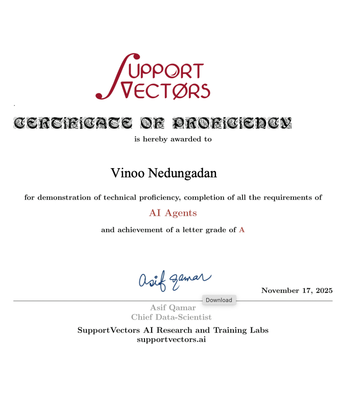 View Certificate Thumbnail